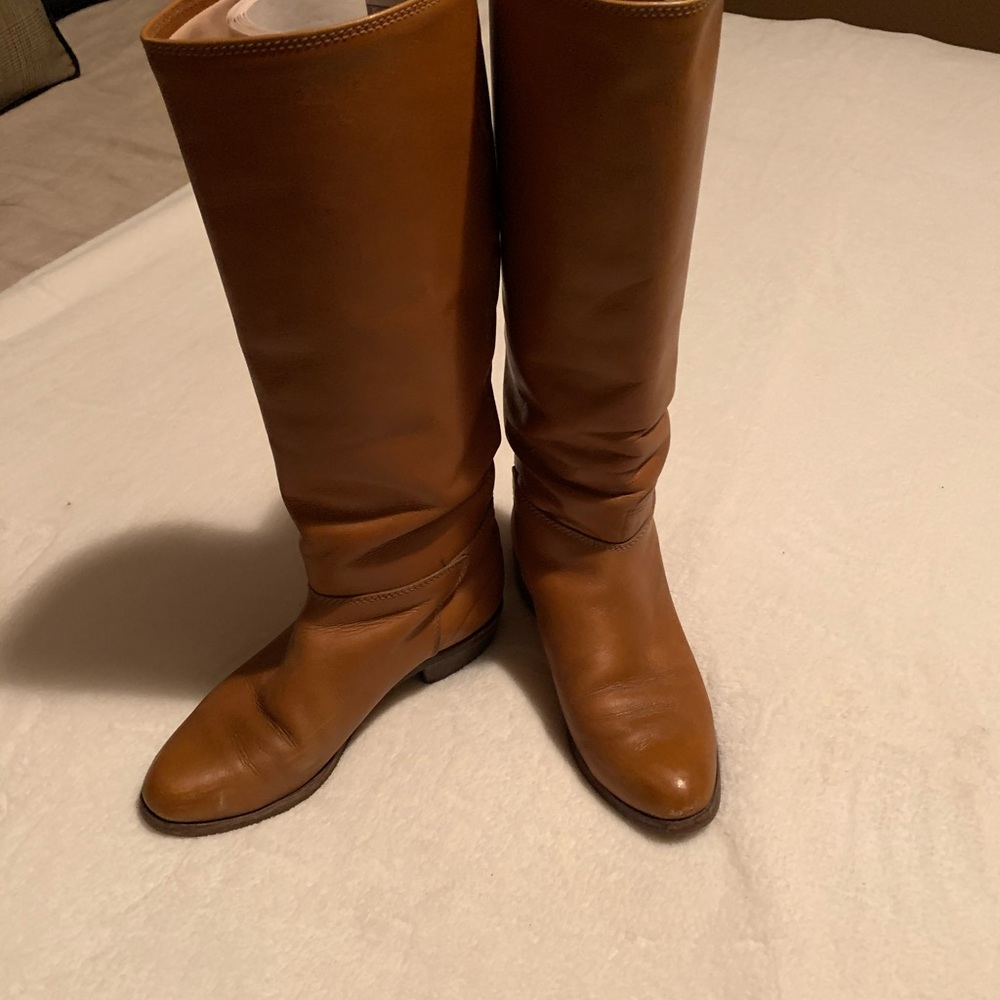 Leather boots